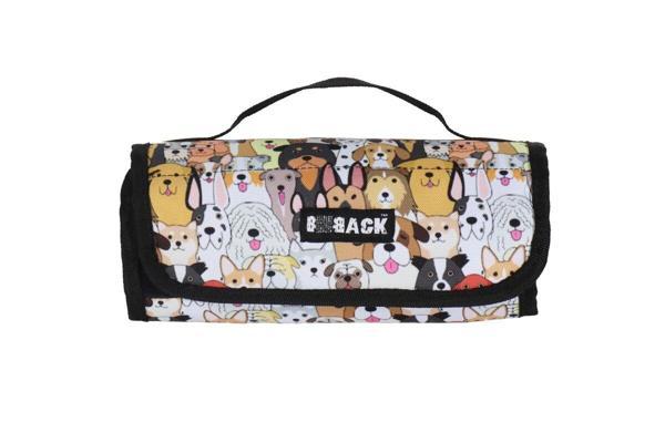 Bback 4 Bölümlü Kalem Çantası / Kalemlik / Kalem Kutusu Sevimli Köpekler - Image 1