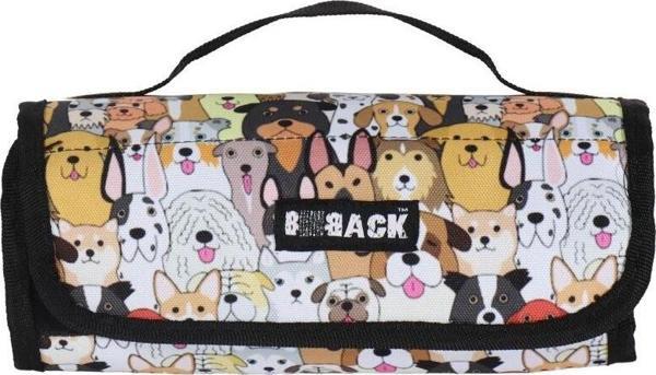 Bback 4 Bölümlü Kalem Çantası / Kalemlik / Kalem Kutusu Sevimli Köpekler - Image 1