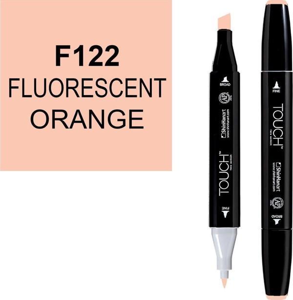 Touch Twin Marker Çizim Kalemi 122 Fluorescent Orange - Image 1