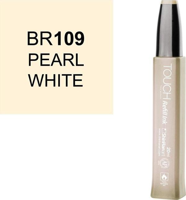 Touch Twin Marker Refill Alcohol Ink Alkol Bazlı Mürekkep 20 ml. BR109 PEARL WHITE - Image 1
