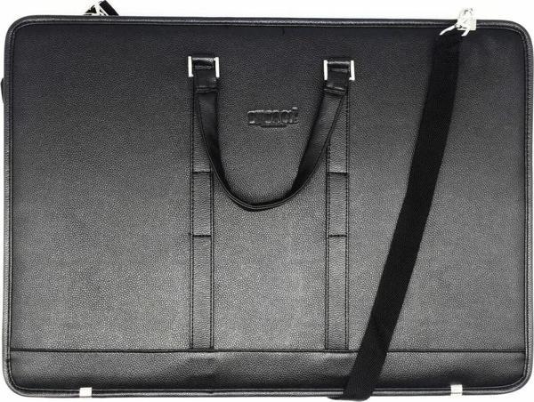 Bback Deri Körüklü Proje Resim Çantası 40x55 cm. SİYAH - Image 1