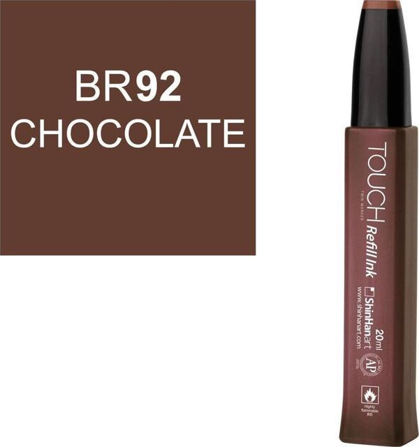 Touch Twin Marker Refill Alcohol Ink Alkol Bazlı Mürekkep 20 ml. BR92 CHOCOLATE - Image 1