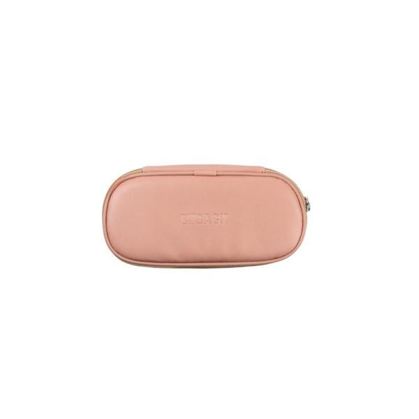 Bback Oval Deri Kalemlik / Kalem Kutusu PASTEL PEMBE - Image 1