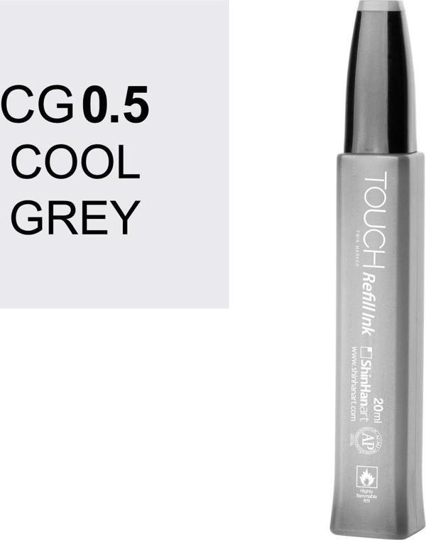 Touch Twin Marker Refill Alcohol Ink Alkol Bazlı Mürekkep 20 ml. CG0.5 COOL GREY - Image 1