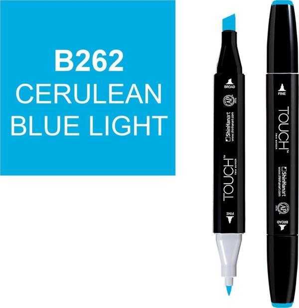 Touch Twin Marker Çizim Kalemi B262 Cerulean Blue Light - Image 1