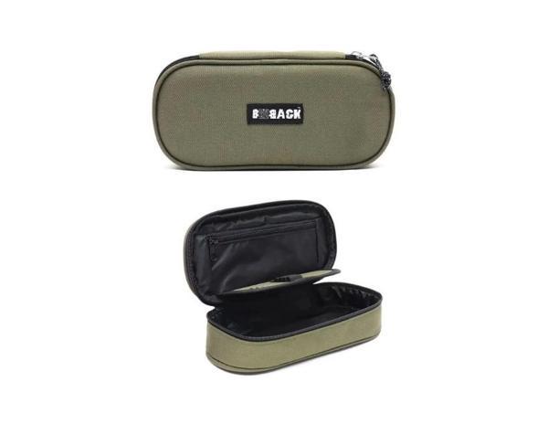 Bback Oval Kumaş Kalemlik / Kalem Kutusu HAKİ YEŞİL - Image 1