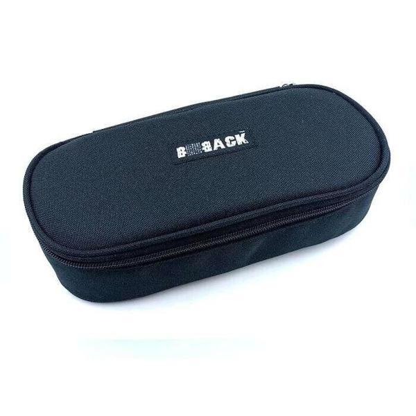 Bback Oval Kumaş Kalemlik / Kalem Kutusu SİYAH - Image 1