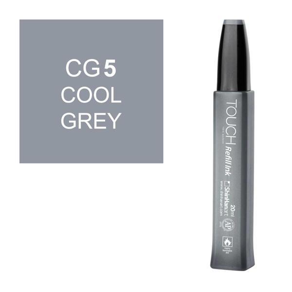 Touch Twin Marker Refill Alcohol Ink Alkol Bazlı Mürekkep 20 ml. CG5 COOL GREY 5 - Image 1