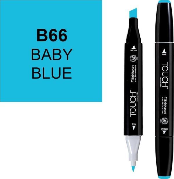 Touch Twin Marker Çizim Kalemi B66 Baby Blue - Image 1