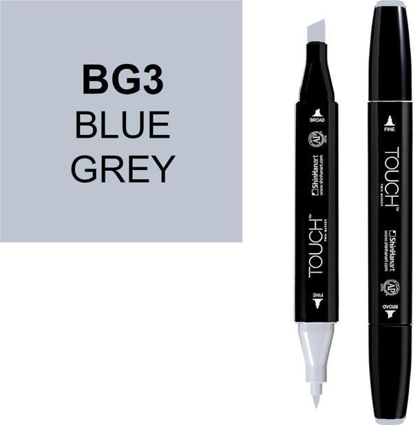 Touch Twin Marker Çizim Kalemi BG3 Blue Grey - Image 1