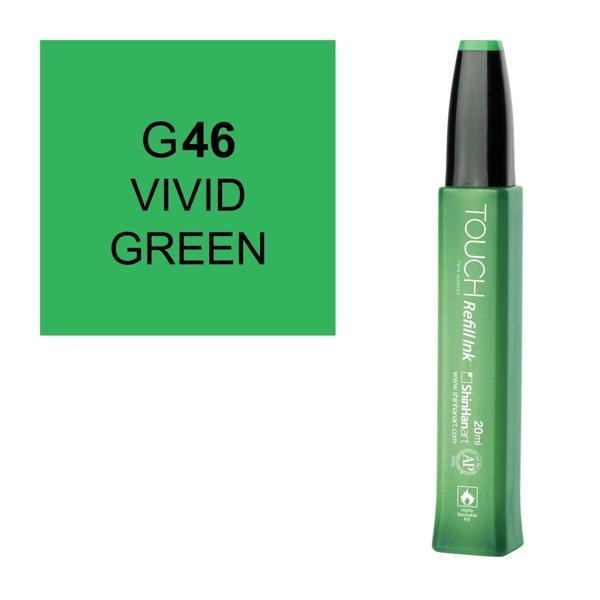 Touch Twin Marker Refill Alcohol Ink Alkol Bazlı Mürekkep 20 ml. G46 VIVID GREEN - Image 1