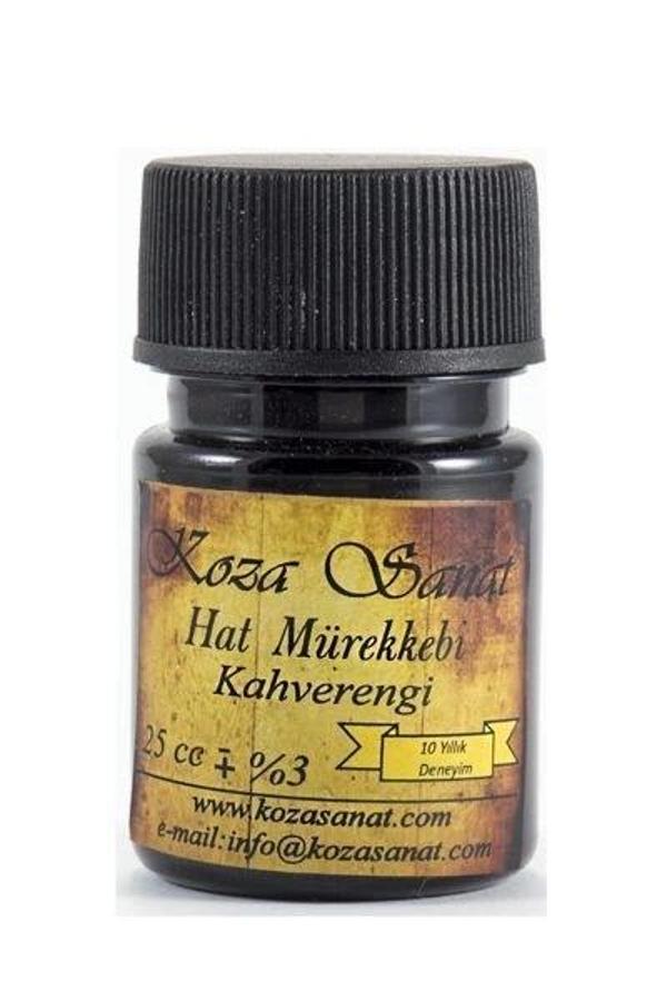 Koza Hat Mürekkebi 25 cc. KAHVERENGİ - Image 1