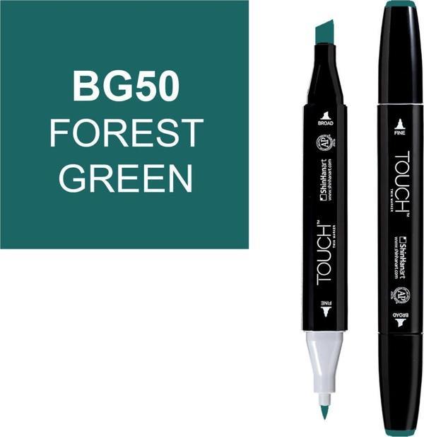 Touch Twin Marker Çizim Kalemi BG50 Forest Green - Image 1