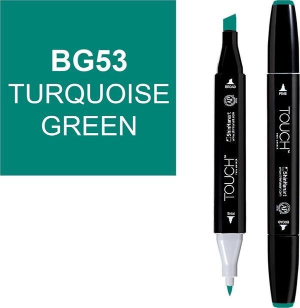 Touch Twin Marker Çizim Kalemi BG53 Turquoise Green - Image 1