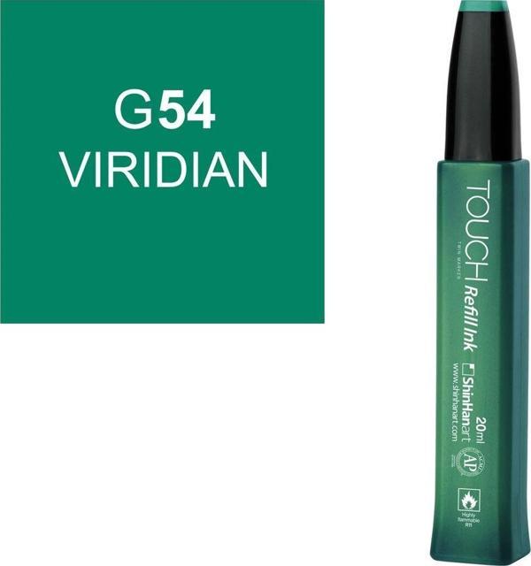 Touch Twin Marker Refill Alcohol Ink Alkol Bazlı Mürekkep 20 ml. G54 VIRIDIAN - Image 1