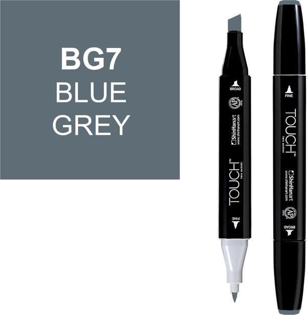 Touch Twin Marker Çizim Kalemi BG7 Blue Grey - Image 1