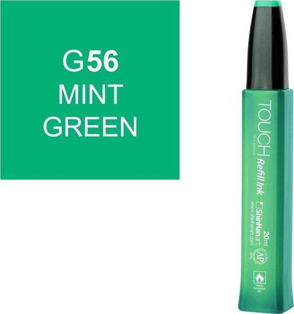 Touch Twin Marker Refill Alcohol Ink Alkol Bazlı Mürekkep 20 ml. G56 MINT GREEN - Image 1