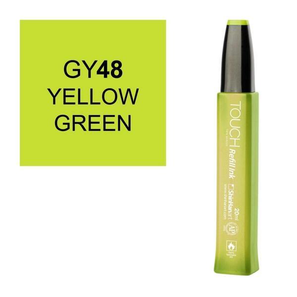 Touch Twin Marker Refill Alcohol Ink Alkol Bazlı Mürekkep 20 ml. GY48 YELLOW GREEN - Image 1