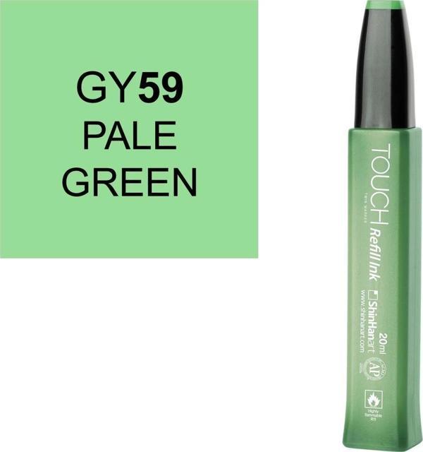 Touch Twin Marker Refill Alcohol Ink Alkol Bazlı Mürekkep 20 ml. GY59 PALE GREEN - Image 1