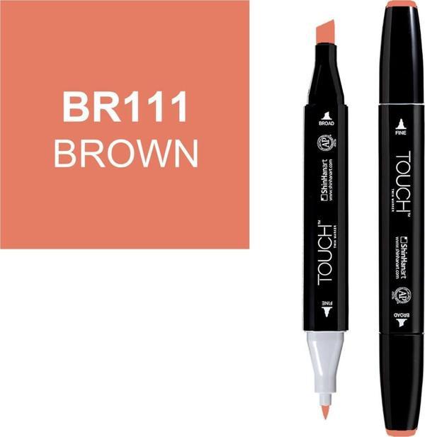 Touch Twin Marker Çizim Kalemi BR111 Brown - Image 1