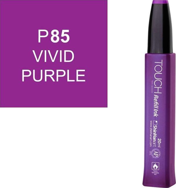 Touch Twin Marker Refill Alcohol Ink Alkol Bazlı Mürekkep 20 ml. P85 VIVID PURPLE - Image 1