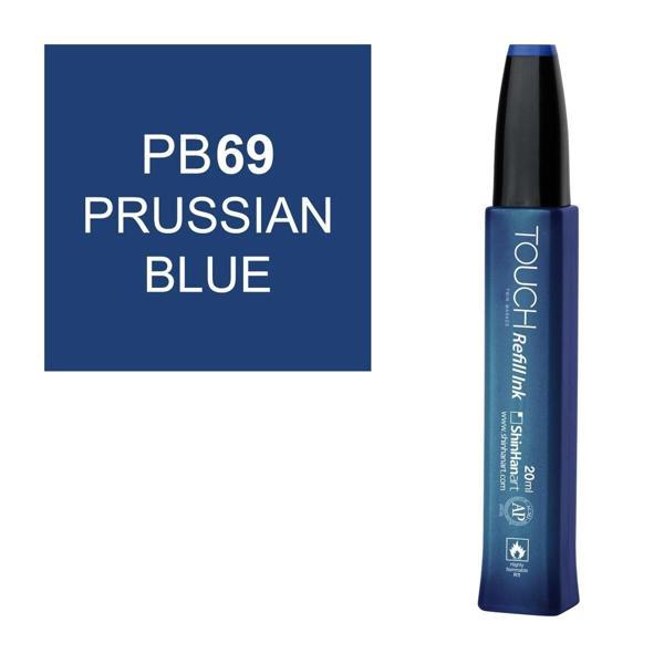 Touch Twin Marker Refill Alcohol Ink Alkol Bazlı Mürekkep 20 ml. PB69 PRUSSIAN BLUE - Image 1