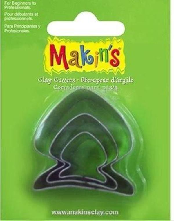 Makin's Clay Polimer Kil Kesme Kalıbı 3 Parça Balık - Image 1