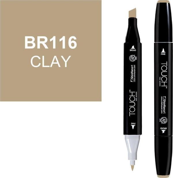 Touch Twin Marker Çizim Kalemi BR116 Clay - Image 1