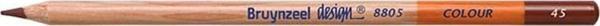 Bruynzeel Design Colour Pencils Kuru Boya Kalemi 45 Havana Brown - Image 1