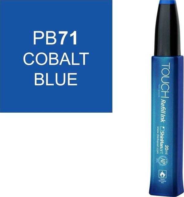 Touch Twin Marker Refill Alcohol Ink Alkol Bazlı Mürekkep 20 ml. PB71 COBALT BLUE - Image 1