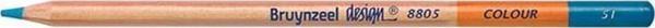 Bruynzeel Design Colour Pencils Kuru Boya Kalemi 51 Light Blue - Image 1