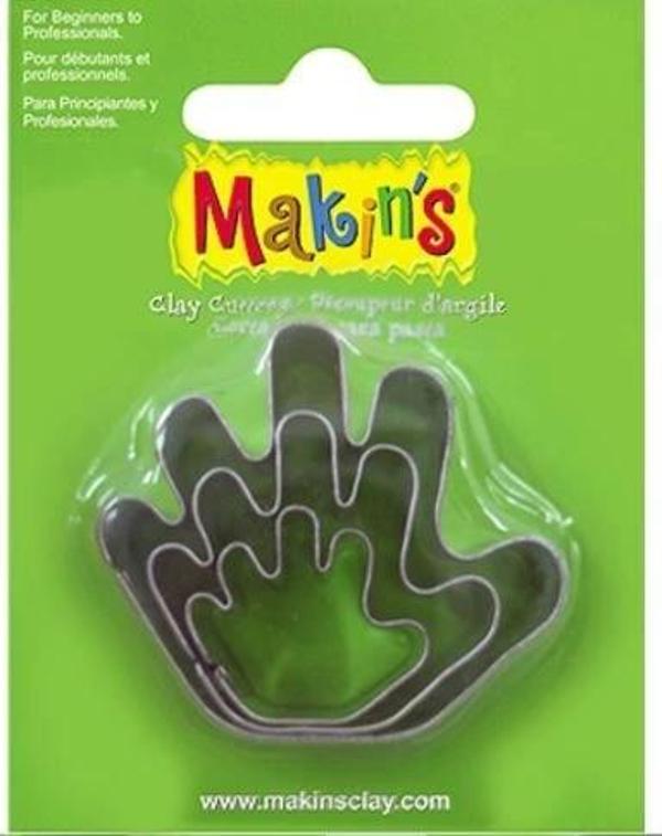 Makin's Clay Polimer Kil Kesme Kalıbı 3 Parça El - Image 1