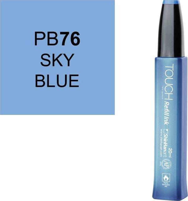 Touch Twin Marker Refill Alcohol Ink Alkol Bazlı Mürekkep 20 ml. PB76 SKY BLUE - Image 1