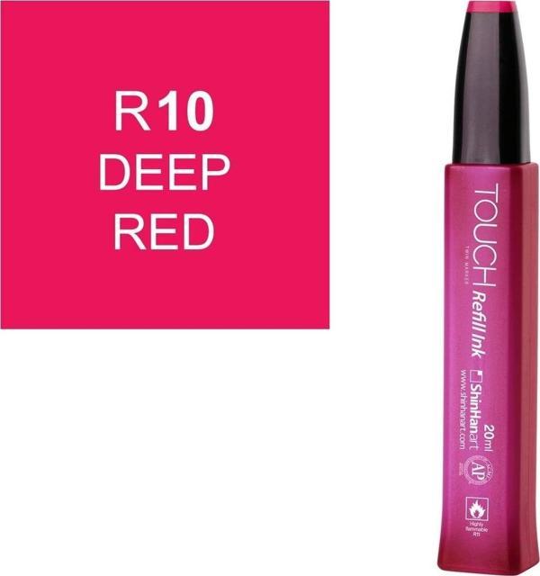 Touch Twin Marker Refill Alcohol Ink Alkol Bazlı Mürekkep 20 ml. R10 DEEP RED - Image 1