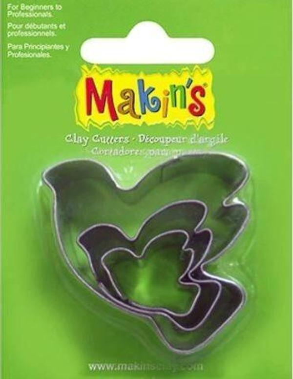 Makin's Clay Polimer Kil Kesme Kalıbı 3 Parça Kumru - Image 1