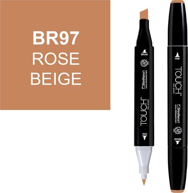 Touch Twin Marker Çizim Kalemi BR97 Rose Beige - Image 1
