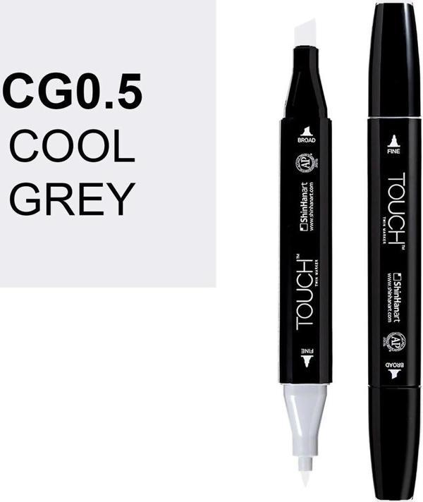 Touch Twin Marker Çizim Kalemi CG0.5 Cool Grey - Image 1