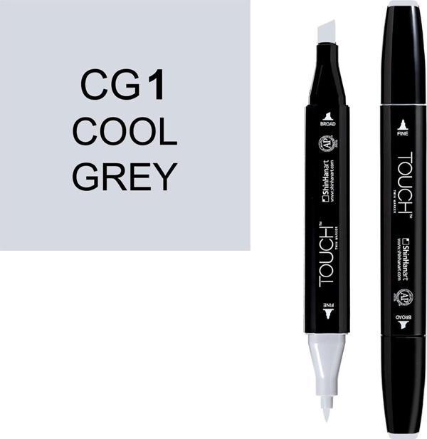 Touch Twin Marker Çizim Kalemi CG1 Cool Grey - Image 1
