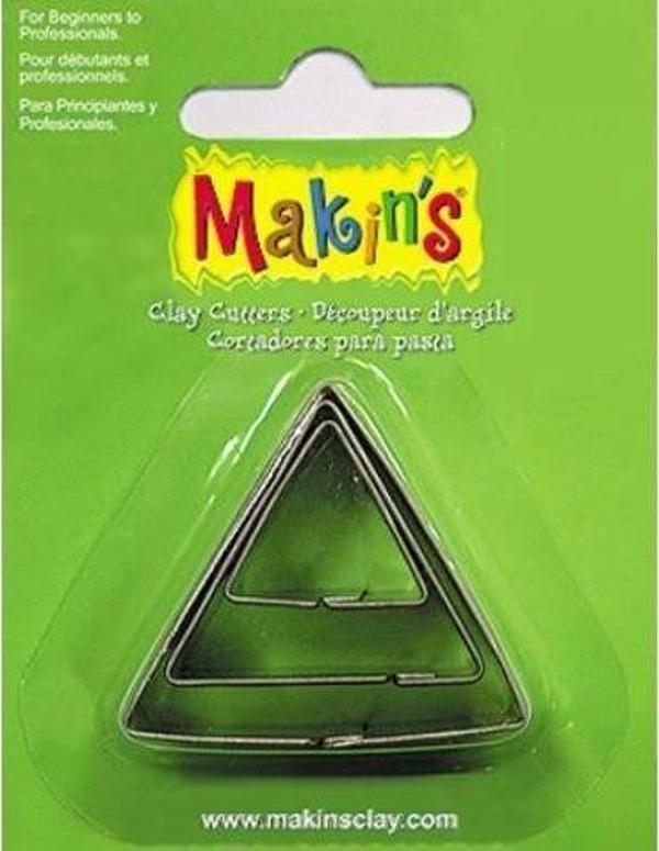 Makin's Clay Polimer Kil Kesme Kalıbı 3 Parça Üçgen - Image 1