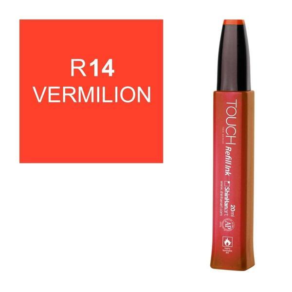 Touch Twin Marker Refill Alcohol Ink Alkol Bazlı Mürekkep 20 ml. R14 VERMILION - Image 1