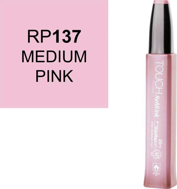Touch Twin Marker Refill Alcohol Ink Alkol Bazlı Mürekkep 20 ml. RP137 MEDIUM PINK - Image 1