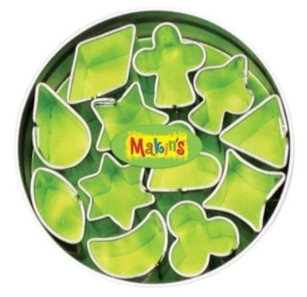 Makin's Clay Polimer Kil Kesme Kalıbı Seti Geometrik 12 Desen - Image 1