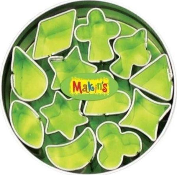 Makin's Clay Polimer Kil Kesme Kalıbı Seti Geometrik 12 Desen - Image 1