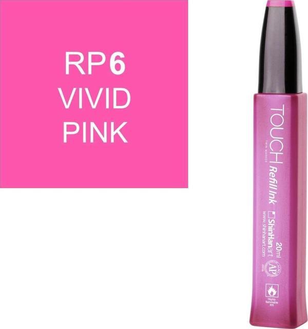 Touch Twin Marker Refill Alcohol Ink Alkol Bazlı Mürekkep 20 ml. RP6 VIVID PINK - Image 1