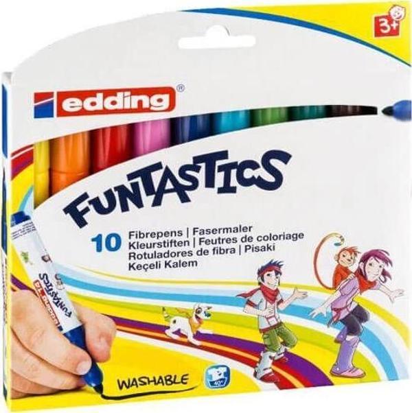 Supertrend E-14 Funtastics Jumbo Keçeli Kalem 10 Renk - Image 1
