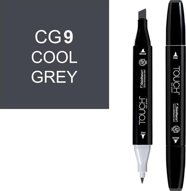 Touch Twin Marker Çizim Kalemi CG9 Cool Grey - Image 1