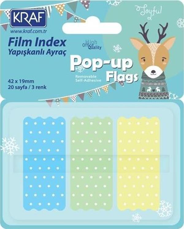 Supertrend Film Index Pastel Puantiyeli 3 Renk x 20 Sayfa - Image 1