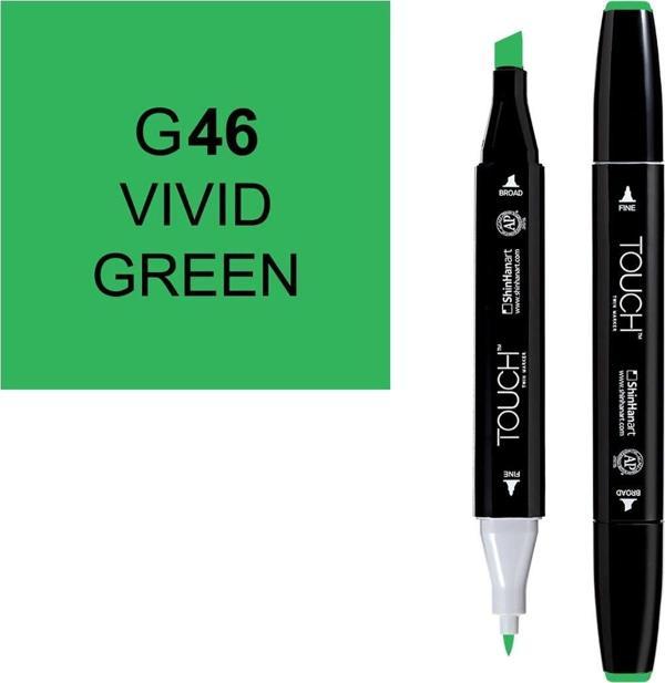 Touch Twin Marker Çizim Kalemi G46 Vivid Green - Image 1
