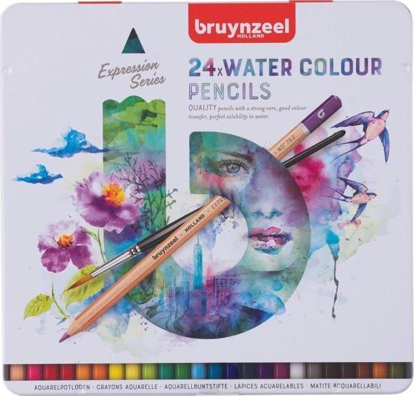 Bruynzeel Expression Aquarelle Sulu Boya Kalemi Seti 24 Renk - Image 1