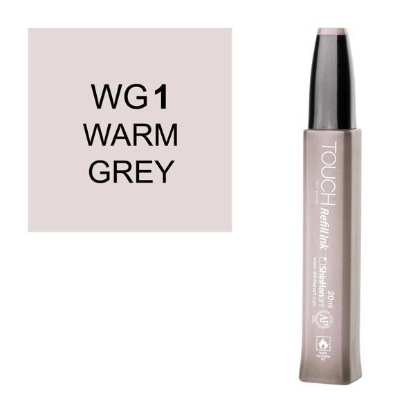 Touch Twin Marker Refill Alcohol Ink Alkol Bazlı Mürekkep 20 ml. WG1 WARM GREY 1 - Image 1
